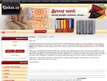 Tablet Screenshot of dakos.cz